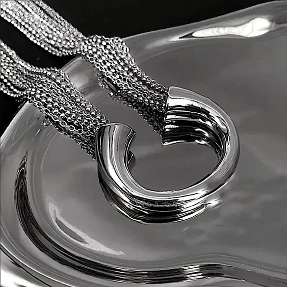 SILVER CHAIN TASSEL HAIR ACCESSORY main image 7